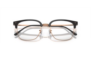 Ray-Ban RX7216 New Clubmaster Dark Grey On Rose Gold