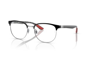 Ray-Ban RX8422 2861 Black On Silver szemüveg (DEMO LENS)