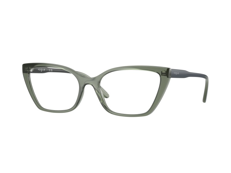 Vogue VO5519 Transparent Mallard Green cat-eye szemüveg