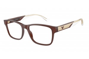 EMPORIO ARMANI EA3239 6095 Shiny Opaline Brown – demó lencsével