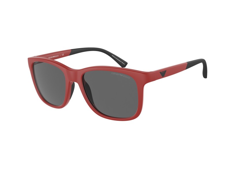 Emporio Armani EA4184 gyermek napszemüveg matt piros-szürke