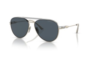 PRADA PR 54ZS 17F09T – ezüst/halvány arany, sötétszürke lencse