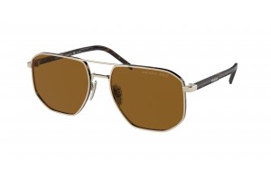 PRADA PR 59YS Pale Gold polarizált barna napszemüveg