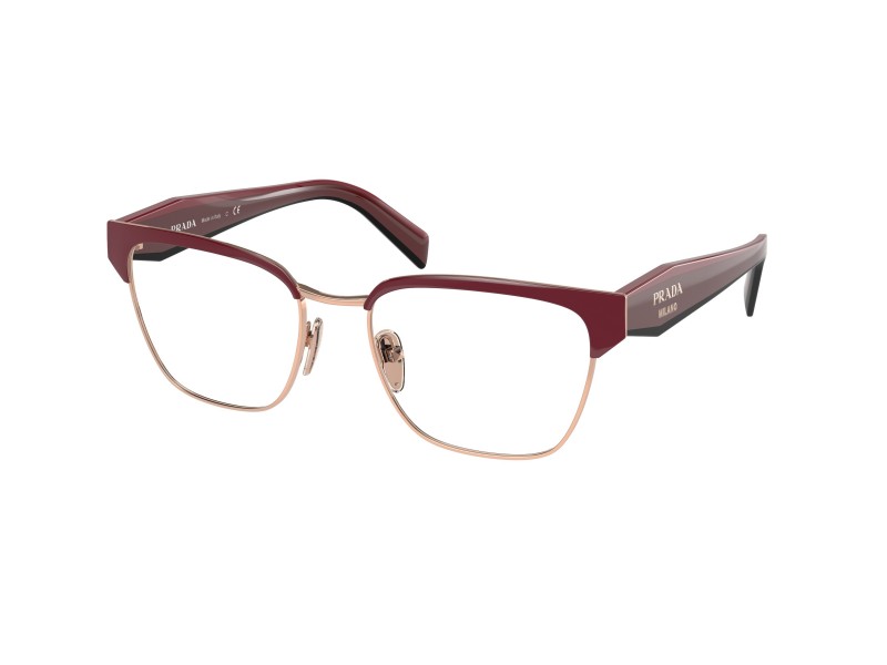 PRADA PR 65YV 16A1O1 Red/Rose Gold szemüveg