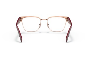 PRADA PR 65YV 16A1O1 Red/Rose Gold szemüveg