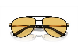 PRADA PR A54S 1BO90C matt fekete-sárga napszemüveg