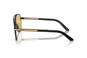 PRADA PR A54S 1BO90C matt fekete-sárga napszemüveg