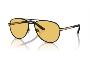 PRADA PR A54S 1BO90C matt fekete-sárga napszemüveg