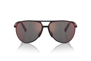 Prada Linea Rossa PS 53ZS fekete napszemüveg tükörkék/piros