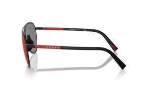 Prada Linea Rossa PS 53ZS fekete napszemüveg tükörkék/piros