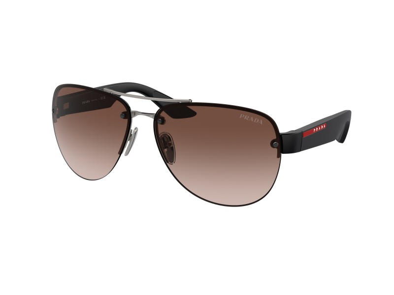 PRADA Linea Rossa PS55YS - gunmetal keret, barna degradé