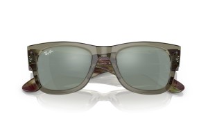 Ray-Ban RB0840S Mega Wayfarer – átlátszó zöld/ezüst