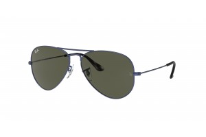 RAY-BAN RB3025 918731 AVIATOR Transparent Blue G-15 Green napszemüveg