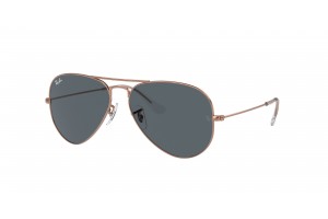 RAY-BAN RB3025 9202R5 AVIATOR Rose Gold Blue napszemüveg