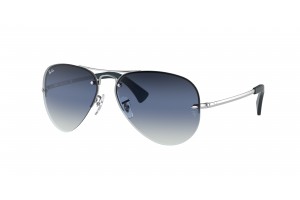 RAY-BAN RB3449 ezüst kék tükrös napszemüveg