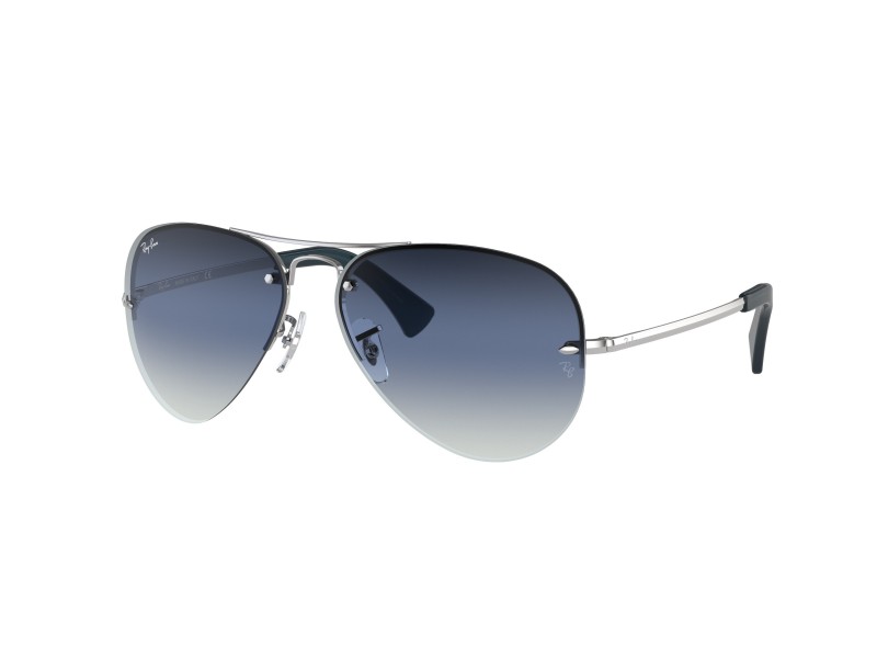 RAY-BAN RB3449 ezüst kék tükrös napszemüveg