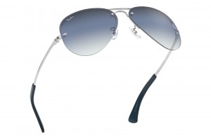 RAY-BAN RB3449 ezüst kék tükrös napszemüveg