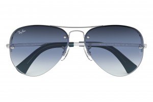 RAY-BAN RB3449 ezüst kék tükrös napszemüveg