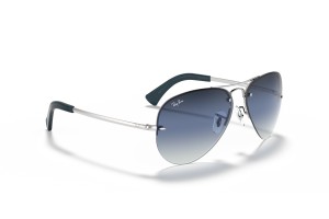 RAY-BAN RB3449 ezüst kék tükrös napszemüveg