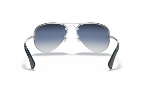 RAY-BAN RB3449 ezüst kék tükrös napszemüveg