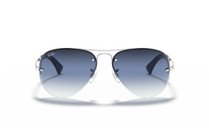 RAY-BAN RB3449 ezüst kék tükrös napszemüveg