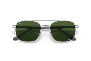 RAY-BAN RB3670CH CHROMANCE Silver Brown napszemüveg
