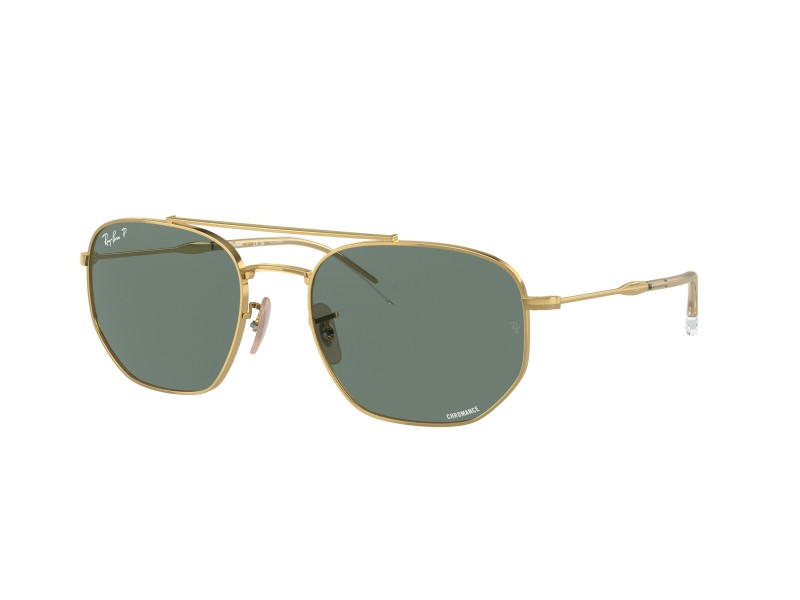 RAY-BAN RB3707 001/O9 Arista Gold Grey polarizált