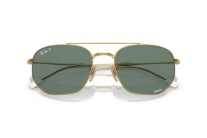 RAY-BAN RB3707 001/O9 Arista Gold Grey polarizált