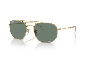 RAY-BAN RB3707 001/O9 Arista Gold Grey polarizált