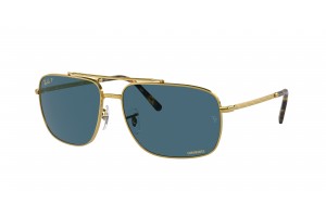RAY-BAN RB3796 9196S2 Gold Blue polarizált