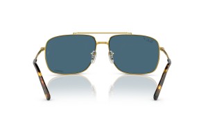 RAY-BAN RB3796 9196S2 Gold Blue polarizált