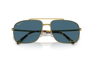 RAY-BAN RB3796 9196S2 Gold Blue polarizált