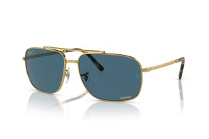 RAY-BAN RB3796 9196S2 Gold Blue polarizált