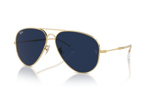 RAY-BAN RB3825 Old Aviator arista arany kék lencse