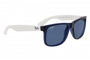 RAY-BAN RB4165 JUSTIN átlátszó kék - sötétkék lencse