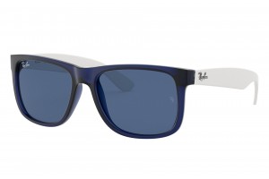 RAY-BAN RB4165 JUSTIN átlátszó kék - sötétkék lencse