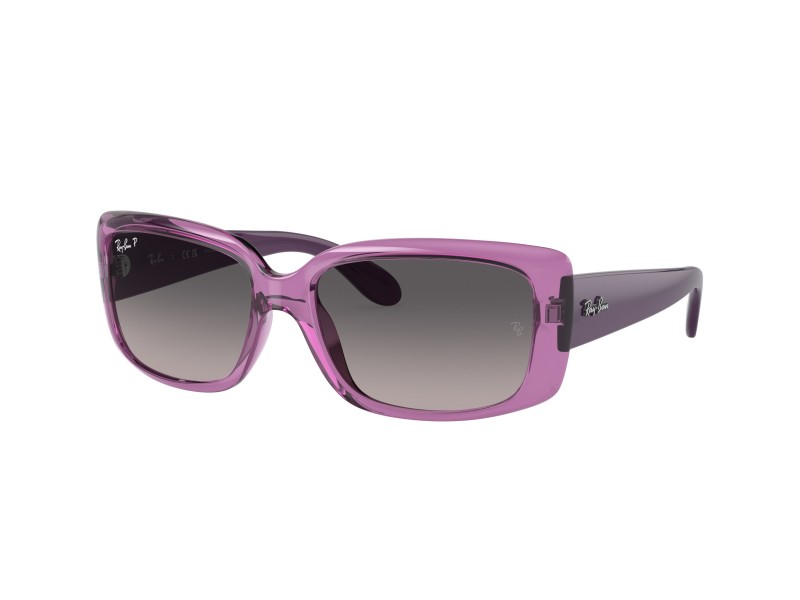 RAY-BAN RB4389 6443M3 polarizált átlátszó viola-szürke