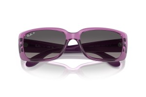RAY-BAN RB4389 6443M3 polarizált átlátszó viola-szürke