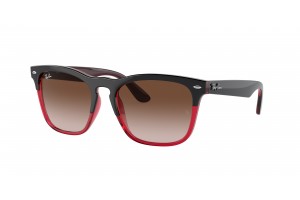 RAY-BAN RB4487 663113 STEVE Grey On Transparent Red Solid Color napszemüveg