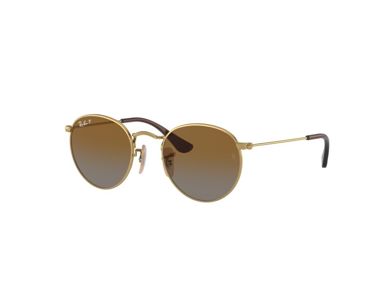 Ray-Ban RJ9547S Junior Arista Gold barna polarizált