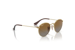 Ray-Ban RJ9547S Junior Arista Gold barna polarizált