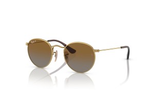 Ray-Ban RJ9547S Junior Arista Gold barna polarizált