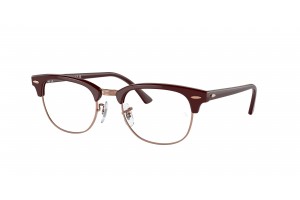 Ray-Ban RX5154 Clubmaster Bordeaux rózsaarany demo lencse