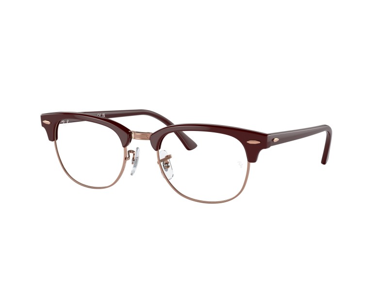 Ray-Ban RX5154 Clubmaster Bordeaux rózsaarany demo lencse