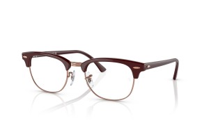 Ray-Ban RX5154 Clubmaster Bordeaux rózsaarany demo lencse