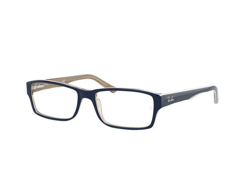 Ray-Ban RX5169 8119 áttetsző kék szemüveg - demo lencse