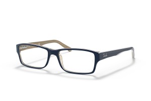 Ray-Ban RX5169 8119 áttetsző kék szemüveg - demo lencse