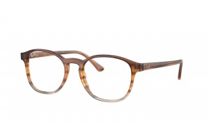 Ray-Ban RX5417 8253 barna-sárga csíkos keret (DEMO LENS)