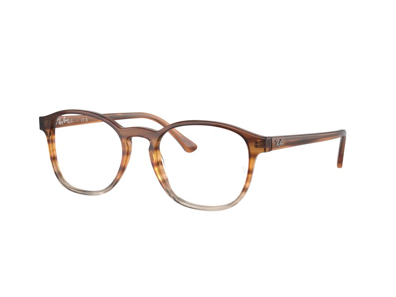 Ray-Ban RX5417 8253 barna-sárga csíkos keret (DEMO LENS)