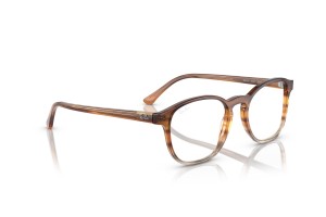 Ray-Ban RX5417 8253 barna-sárga csíkos keret (DEMO LENS)